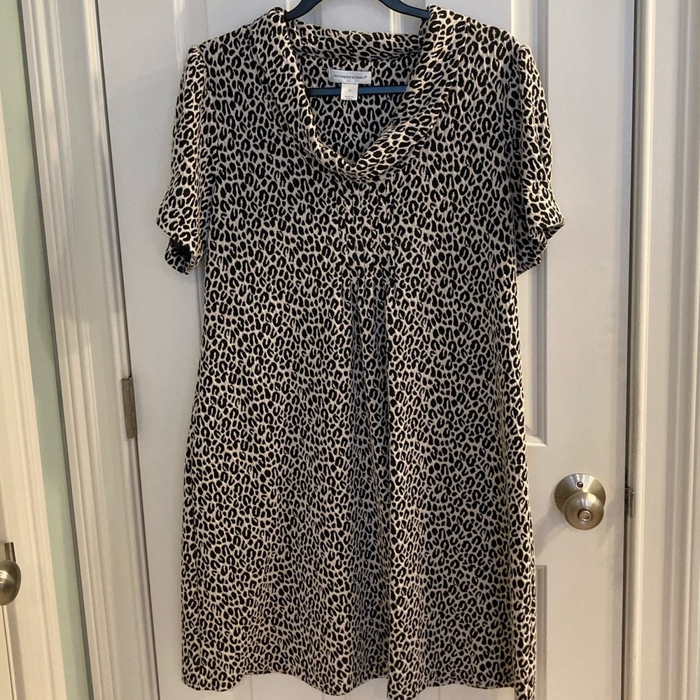 Christopher & Banks Cheetah Print Dress